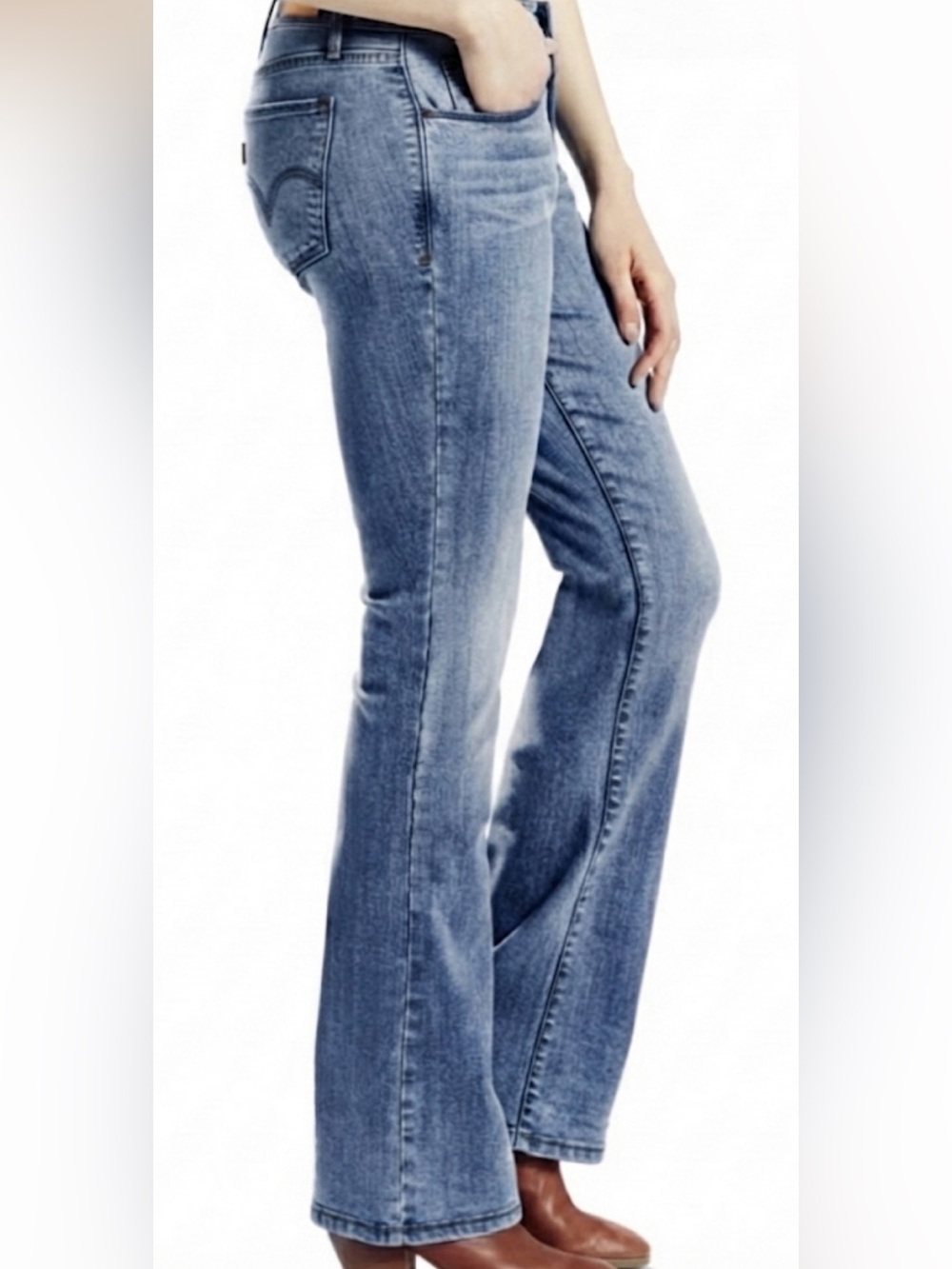 Levi's 515 Boot Cut Jeans Women's 12M Medium Wash Cotton Blend